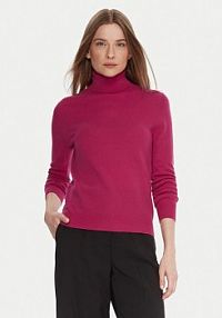Golf United Colors Of Benetton różowy damski 1002D2348  Regular Fit