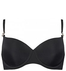 Biustonosz Guess czarny Z fiszbiną