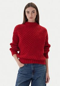 Sweter Mustang czerwony damski 