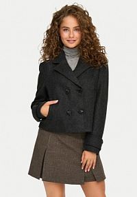 Kurtka przejściowa ONLY szara damska Freja 15320983  Regular Fit