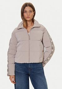 Kurtka puchowa Guess beżowa damska Zimowa