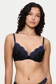 Biustonosz Triumph czarny Z fiszbiną