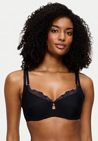 Biustonosz Triumph czarny Z fiszbiną