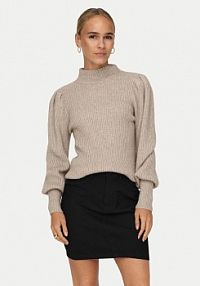 Sweter ONLY beżowy damski Katia 15232494  Regular Fit