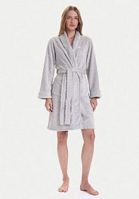 Szlafrok LAUREN RALPH LAUREN szary damski 