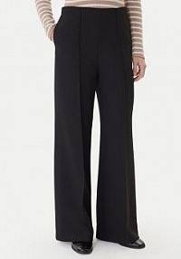 Spodnie eleganckie Tommy Hilfiger czarne damskie Palazzo