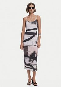 Sukienka letnia Desigual wielokolorowa 