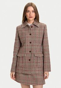 Kurtka przejściowa Tommy Hilfiger beżowa damska Seasonal WW0WW46656  Slim Fit
