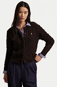 Kardigan Polo Ralph Lauren brązowy 