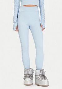 Legginsy Guess niebieskie damskie 