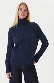 Golf Tommy Hilfiger granatowy damski 