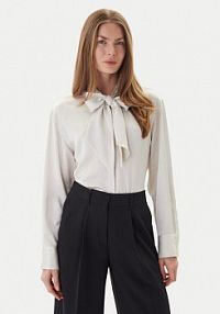 Bluzka Calvin Klein beżowa damska 