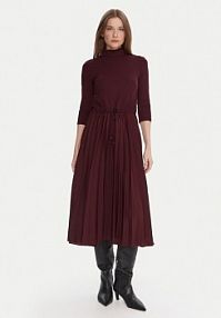 Sukienka codzienna Tommy Hilfiger czerwona 