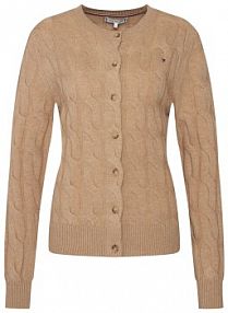 Kardigan Tommy Hilfiger beżowy 