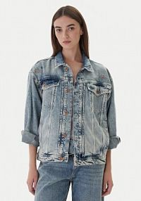 Kurtka jeansowe Mustang niebieska damska Jeansowa