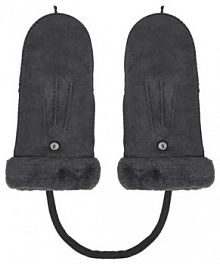 Rękawiczki skórzane EMU Australia szare Damskie