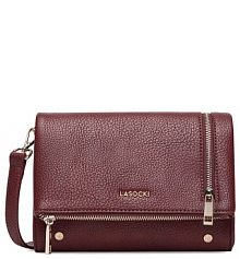 Torebka listonoszka Lasocki czerwona 