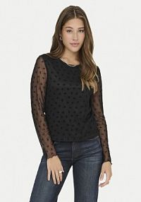 Bluzka ONLY czarna damska Siena 15362924  Regular Fit