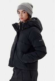 Kurtka puchowa Columbia czarna damska 