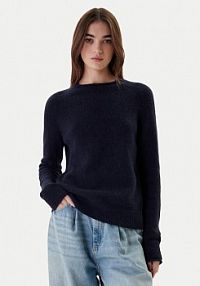 Sweter BOSS granatowy damski 