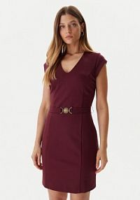 Sukienka koktajlowa Guess czerwona W5BK21 KCMU2  Slim Fit