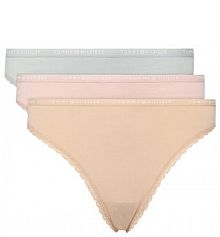 Stringi Tommy Hilfiger wielokolorowe Komplet 3 par stringów