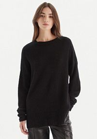 Sweter Patrizia Pepe czarny damski 