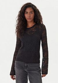 Bluzka Vero Moda czarna damska 