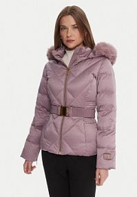 Kurtka puchowa Marciano Guess różowa damska Zimowa