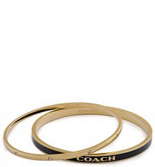Bransoletka Coach złota Zestaw bransoletek