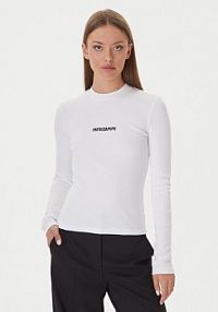 Bluzka Patrizia Pepe biała damska 2M4512/J355-W103  Regular Fit