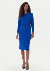 Sukienka koktajlowa Calvin Klein niebieska 