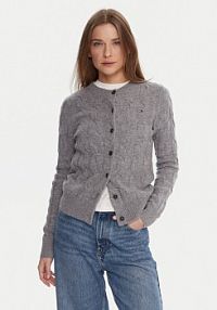 Kardigan Tommy Hilfiger szary 