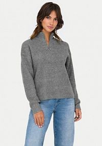 Sweter ONLY szary damski Tokyo 15317865  Standard Fit