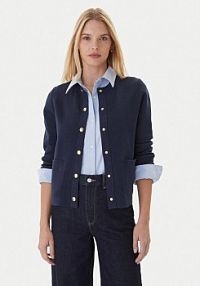 Kardigan Tommy Hilfiger granatowy 