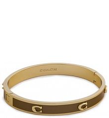 Bransoletka Coach brązowa 