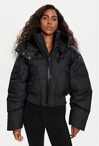 Kurtka puchowa adidas by Stella McCartney czarna damska Zimowa