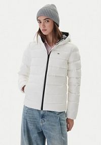 Kurtka puchowa Tommy Jeans biała damska 
