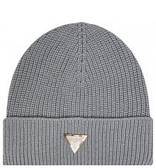 Czapka zimowa Guess szara damska 