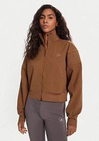 Bluza rozpinana adidas by Stella McCartney brązowa damska 