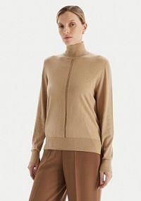 Golf BOSS beżowy damski 