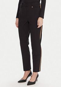 Chinosy LOLA CASADEMUNT czarne LF2514021  Regular Fit