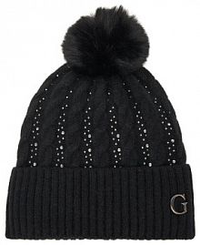 Czapka zimowa Guess czarna damska 