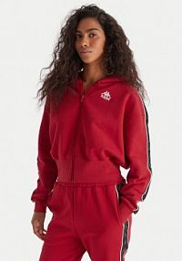 Bluza rozpinana Kappa czerwona damska 