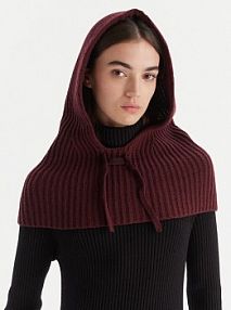 Komin PINKO czerwony damski 