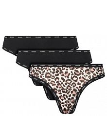 Stringi Guess wielokolorowe Komplet 3 par stringów