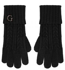 Rękawiczki Guess czarne damskie Damskie