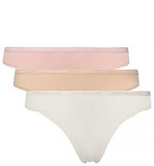 Stringi Tommy Hilfiger wielokolorowe Komplet 3 par stringów