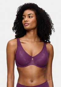 Biustonosz Triumph fioletowy Z fiszbiną