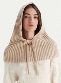 Komin PINKO beżowy damski 